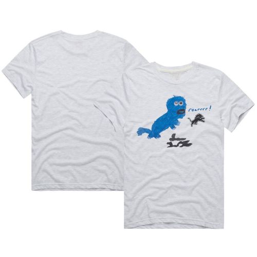 Homage Rookies Paint: Detroit Lions by Sam Laporta T-Shirt - Ash