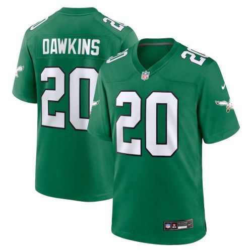 Brian Dawkins 20 Philadelphia Eagles Alternate Retired Game Men Jersey - Kelly Green