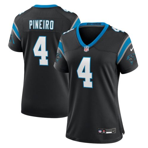 Eddy Pineiro 4 Carolina Panthers Women's Team Game Jersey - Black