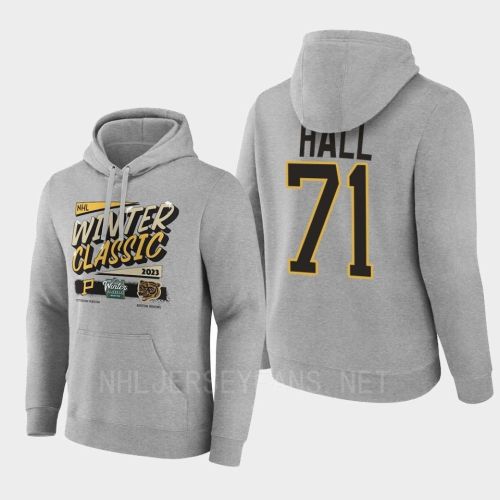 Taylor Hall 71 Boston Bruins 2022-23 Winter Hoodie Pullover