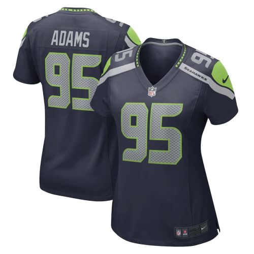 Myles Adams Seattle Seahawks Women's Game Player Jersey - College Navy