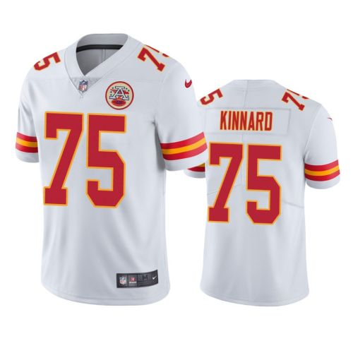 Darian Kinnard 75 Kansas City Chiefs White Vapor Limited Jersey