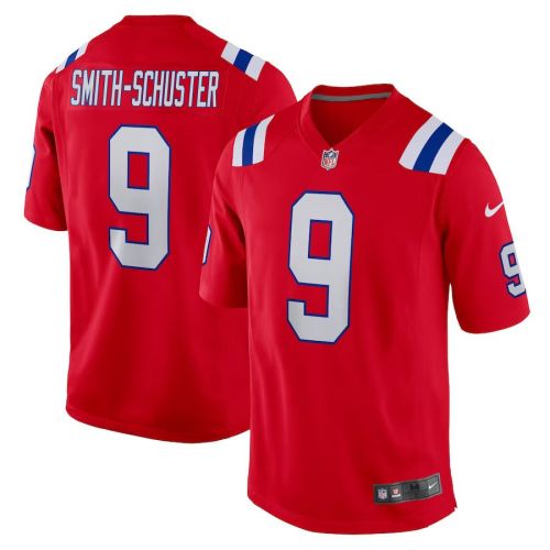 JuJu Smith-Schuster 9 New England Patriots Men Alternate Game Jersey - Red