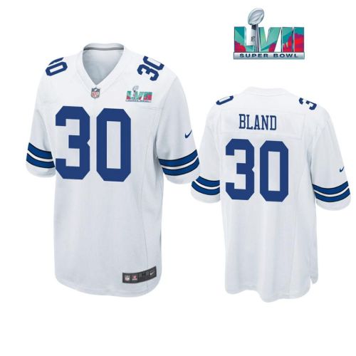 Daron Bland 30 Dallas Cowboys Super Bowl LVII Super Bowl LVII White Men Game Jersey