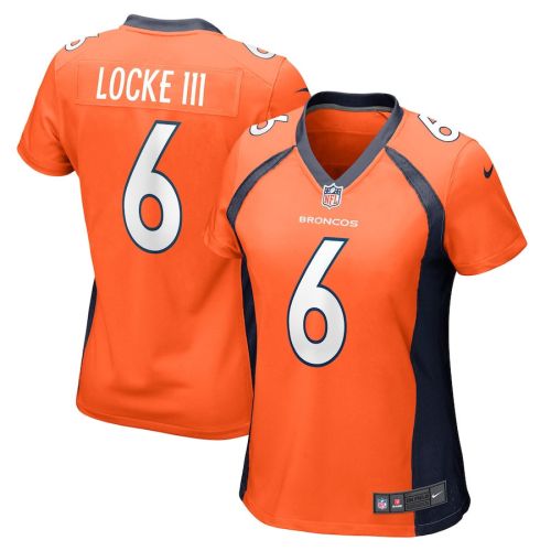 P.J. Locke 6 Denver Broncos Women's Game Jersey - Orange