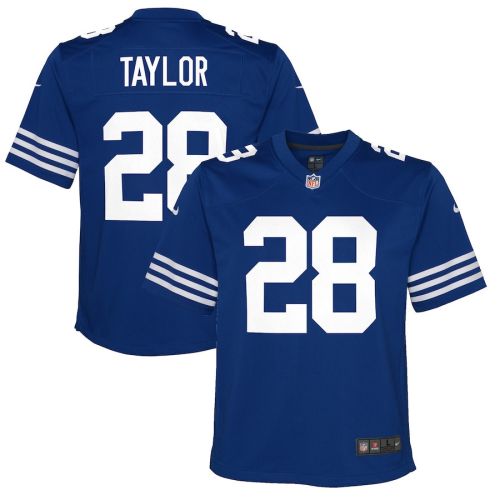 Jonathan Taylor 28 Indianapolis Colts YOUTH Alternate Game Jersey - Royal