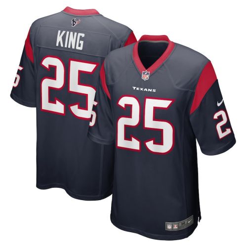 Desmond King 25 Houston Texans Game Men Jersey - Navy