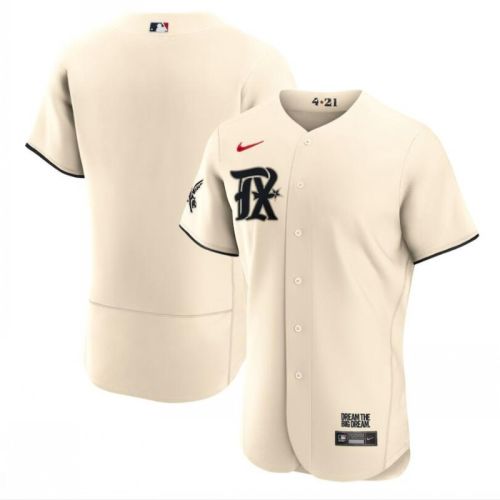 Texas Rangers 2023 City Connect Flex Base Elite Jersey - Cream