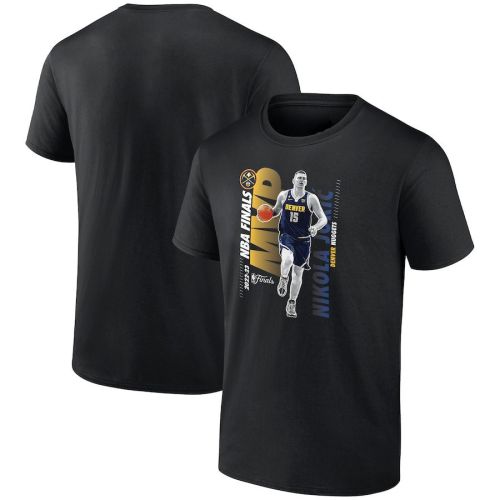 Nikola Jokic Denver Nuggets 2023 NBA Finals Champions MVP Rainbow T-Shirt - Black