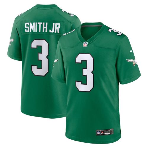 Nolan Smith 3 Philadelphia Eagles Men Alternate Game Jersey - Kelly Green