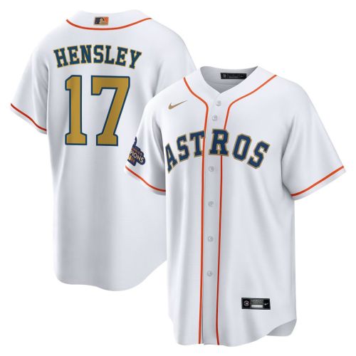 David Hensley 17 Houston Astros 2023 Men Jersey - White/Gold