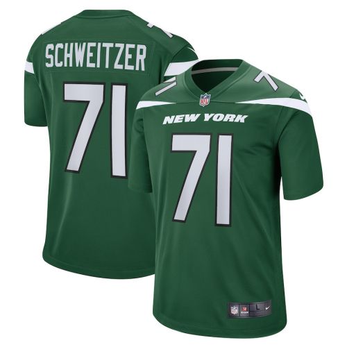 Wes Schweitzer 71 New York Jets Game Men Jersey - Green