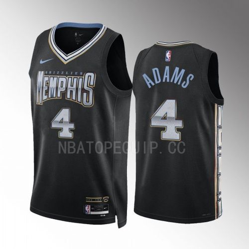 Memphis Grizzlies Steven Adams 4 2022-23 City Edition Black Jersey Swingman