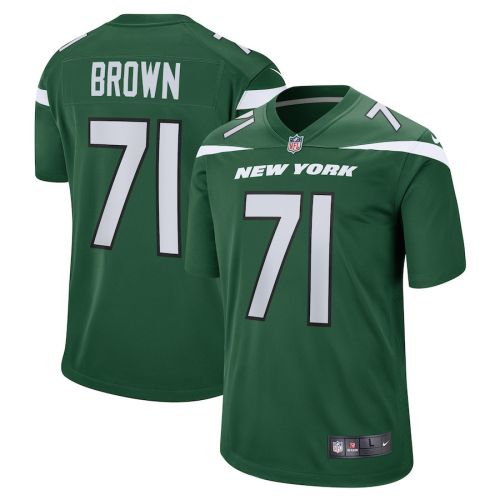 Duane Brown New York Jets Game Player Jersey - Gotham Green