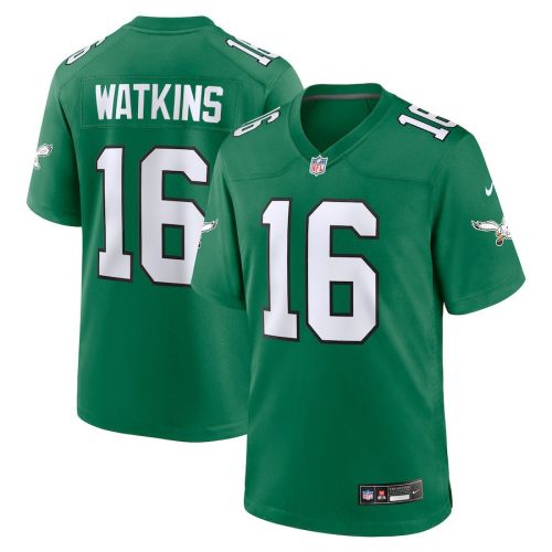 Quez Watkins 16 Philadelphia Eagles Men Alternate Game Jersey - Kelly Green