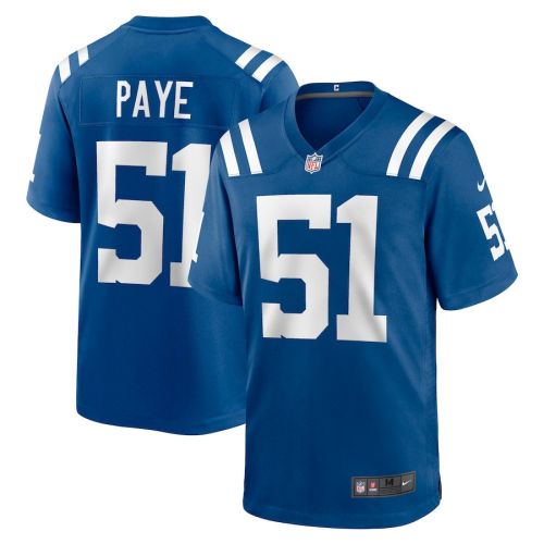 Kwity Paye 51 Indianapolis Colts Men Game Jersey - Royal