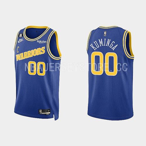 Golden State Warriors 00 Jonathan Kuminga 2022-23 Classic Edition Royal Men Jersey