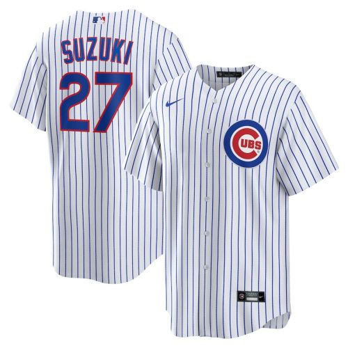 Seiya Suzuki 27 Chicago Cubs Home Men Jersey - White