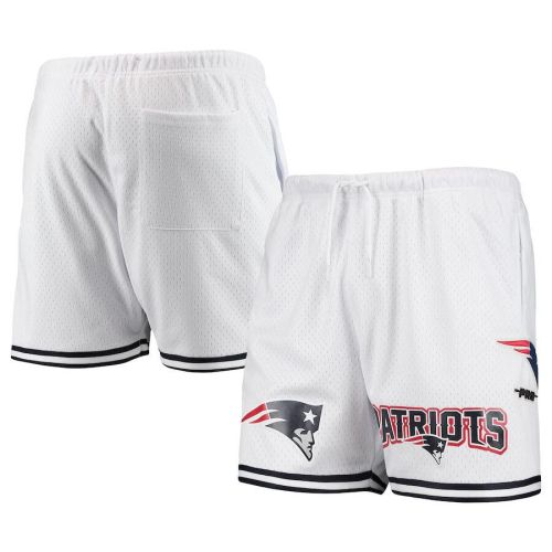 New England Patriots Team Standard Mesh Shorts - White