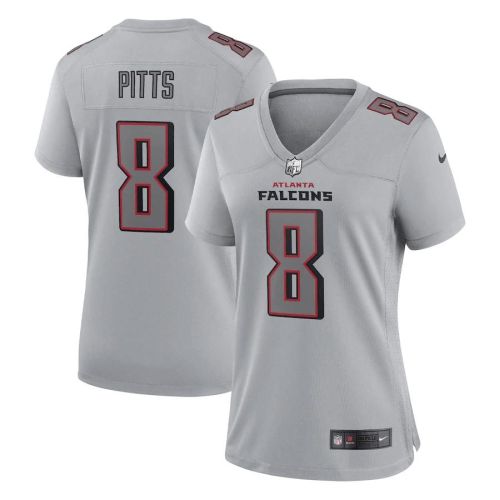 Kyle Pitts Atlanta Falcons Women's Atmosphere Fashion Game Jersey - Gray