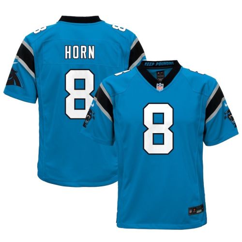 Jaycee Horn 8 Carolina Panthers Youth Alternate Game Jersey - Blue