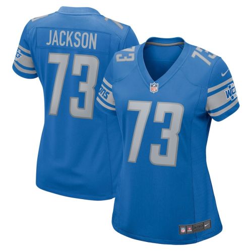 Jonah Jackson 73 Detroit Lions Women Game Jersey - Blue