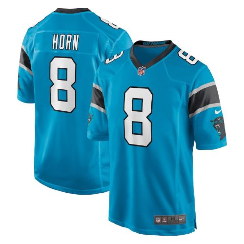 Jaycee Horn 8 Carolina Panthers Game Jersey - Blue