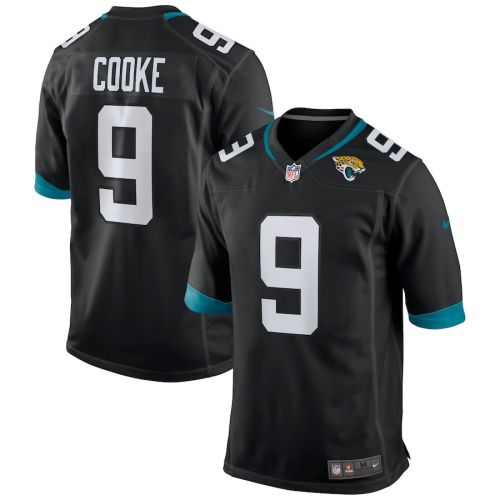 Logan Cooke 9 Jacksonville Jaguars Men's Game Jersey - Black