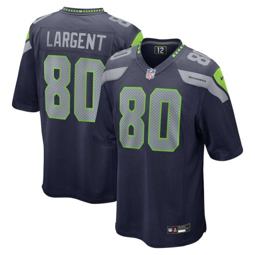 Steve Largent 80 Seattle Seahawks Men Retired Game Jersey - College Navy