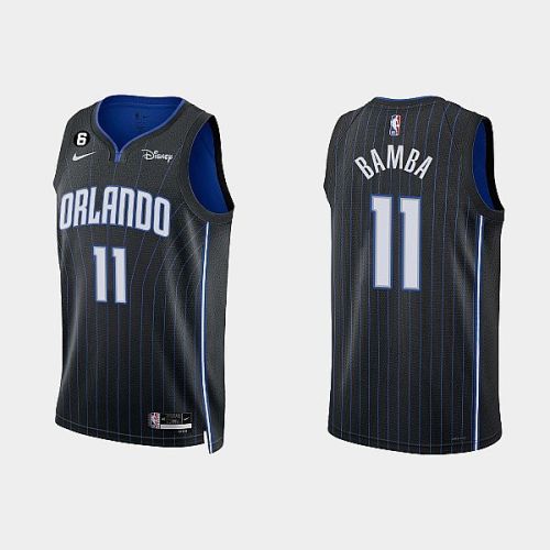 Orlando Magic 11 Mohamed Bamba 2022-23 Icon Edition Black Men Jersey