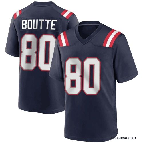 Kayshon Boutte 80 New England Patriots Men Game Jersey - Navy