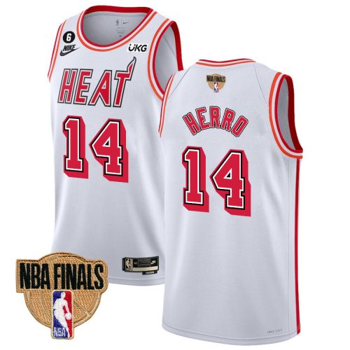 Tyler Herro 14 Miami Heat Final Champions 2023 Swingman Jersey - Classic Edition - White