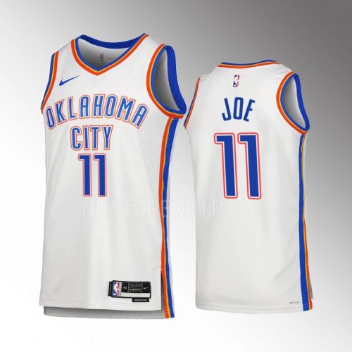 Isaiah Joe 11 2022-23 Oklahoma City Thunder White Association Edition Men Jersey Swingman