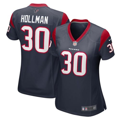 Ka'Dar Hollman 30 Houston Texans Women Team Game Jersey - Navy