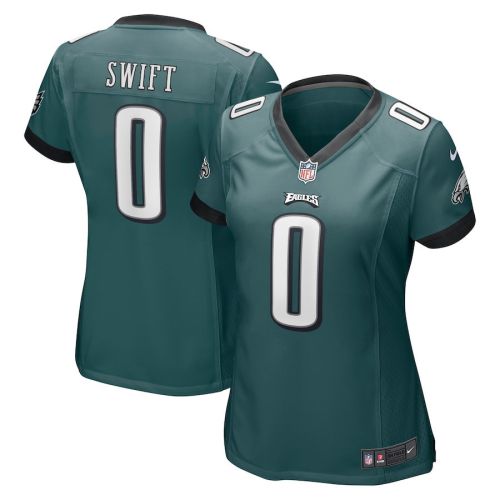 D'Andre Swift 0 Philadelphia Eagles Game Women Jersey - Midnight Green