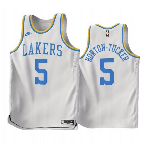 Talen Horton-Tucker 5 Los Angeles Lakers 2022-23 Classic Edition White Jersey - Men Jersey