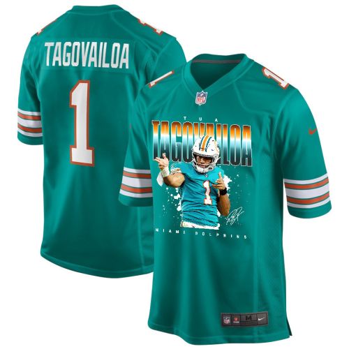 Tua Tagovailoa 1 Miami Dolphins Rising Star Game Jersey, Green - Men