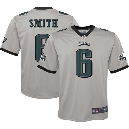 DeVonta Smith 6 Philadelphia Eagles YOUTH Inverted Game Jersey - Silver