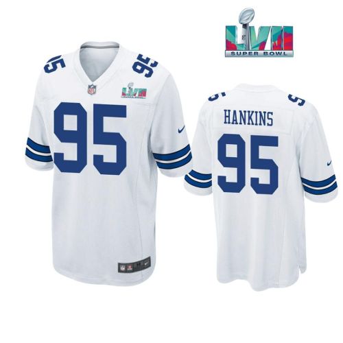 Johnathan Hankins 95 Dallas Cowboys Super Bowl LVII Super Bowl LVII White Men Game Jersey