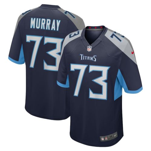 Justin Murray 73 Tennessee Titans Men Team Game Jersey - Navy