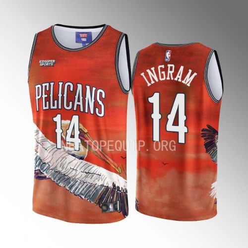 Brandon Ingram 14 New Orleans Pelicans NBA & KidSuper Studios Unisex Hometown Jersey