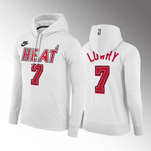 Kyle Lowry Miami Heat 2022-23 Classic Edition Hoodie White