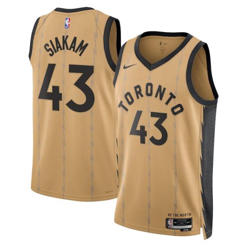 Pascal Siakam 43 Toronto Raptors 2023/24 City Edition Swingman Jersey - Gold