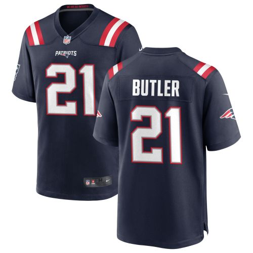 Malcolm Butler 21 New England Patriots Game Men Jersey - Navy Jersey