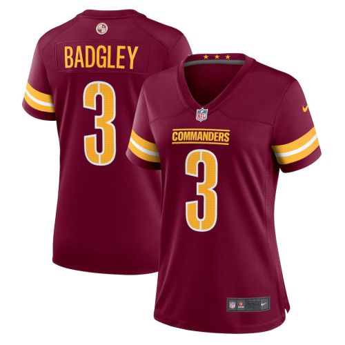 Michael Badgley 3 Washington Commanders Women's Game Jersey - Burgundy