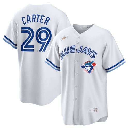 Joe Carter 29 Toronto Blue Jays Home Cooperstown Collection Player Jersey - White