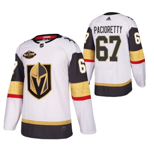 Men Vegas Golden Knights 67 Max Pacioretty 2023 All-Star White Jersey Away Jersey