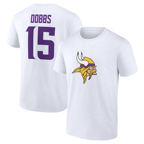 Joshua Dobbs 15 Minnesota Vikings Unisex T-Shirt - White