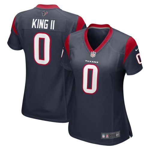 Desmond King II 0 Houston Texans Women's Game Player Jersey - Navy