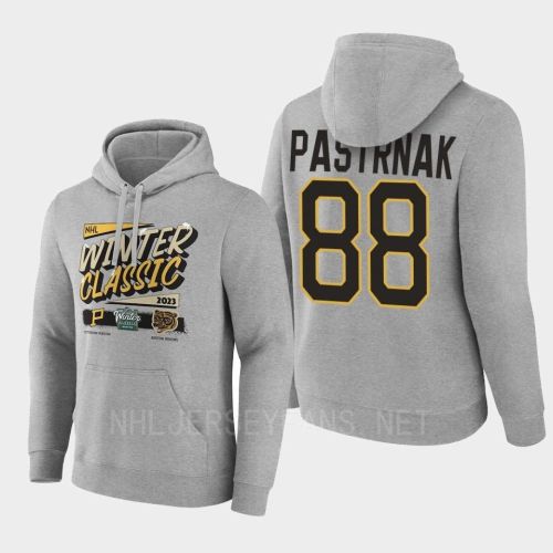 David Pastrnak 88 Boston Bruins 2022-23 Winter Hoodie Pullover